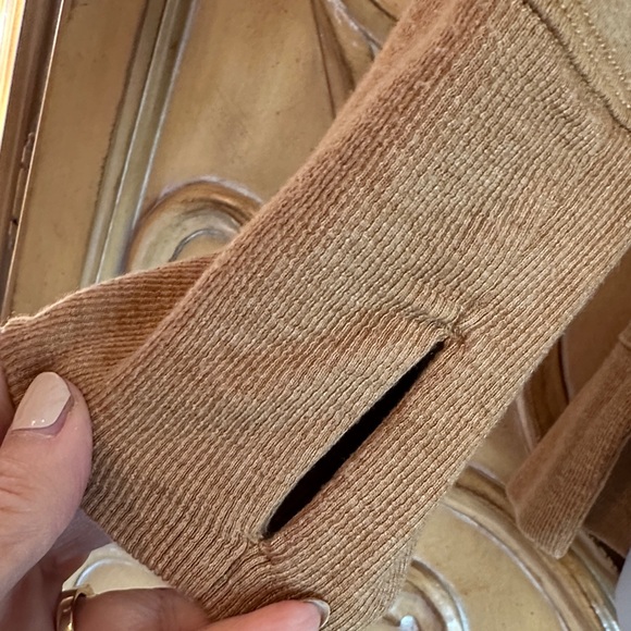 Athleta Relaxed Crewneck Sweatshirt in Camel Heather - Picture 13 of 16